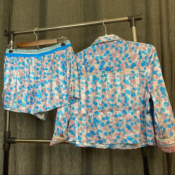 Free People Pillow Talk Silky Satin PJ Pajama Set NEW WITH TAGS - Picture 11 of 16